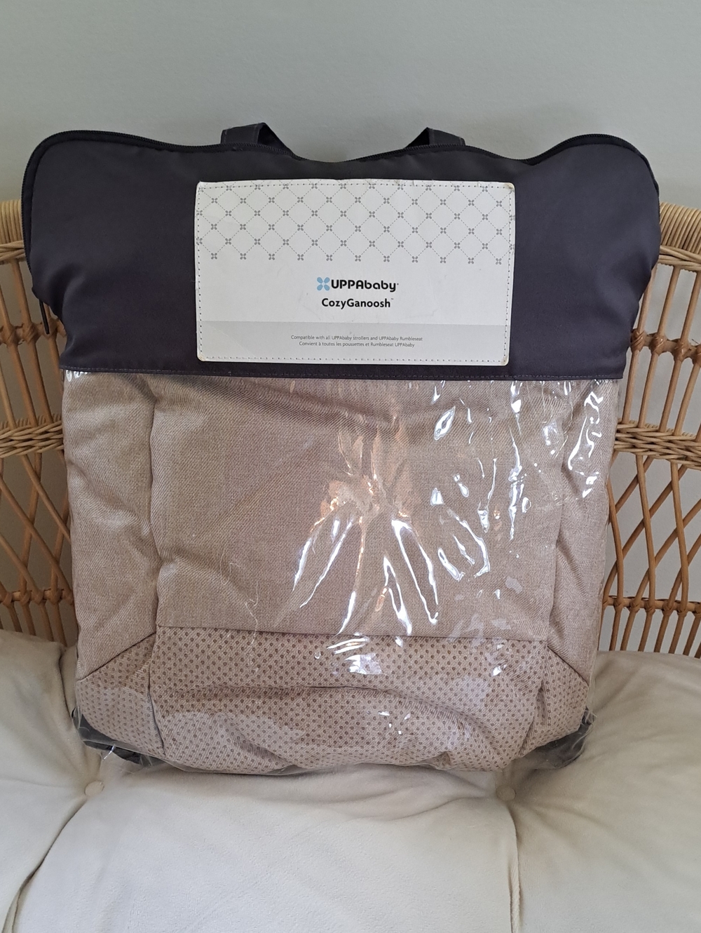 UPPAbaby CozyGanoosh‎ Dakota Beige Footmuff Stroller Baby/Toddler Fleece Pouch